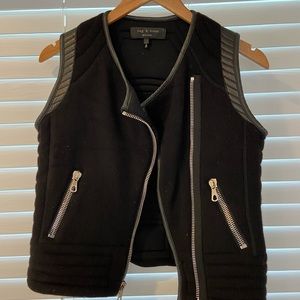 Rag & Bone Black Vest